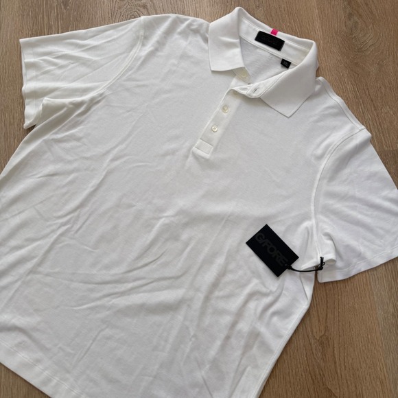 G Other - G/FORE Golf Polo Shirt Mens XXL SNO White Short Sleeve Stretch Pique Performance